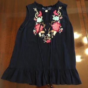 Pretty navy top from Francesca’s